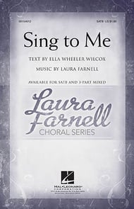 cover Sing to Me SATB choral sheet music cover
